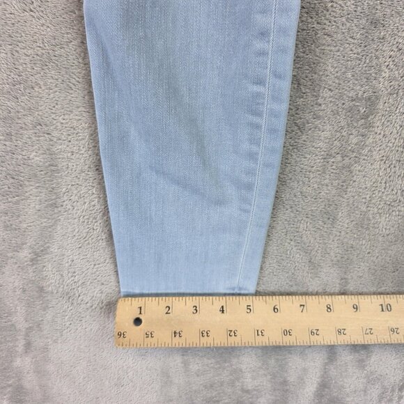 Joe's Jeans Skinny Crop Jeans Womens 28 Light Wash Stretch Denim Cynthia Raw Hem - Picture 7 of 12